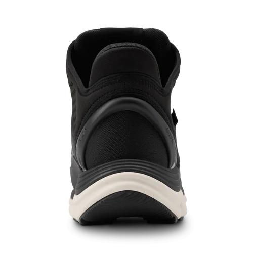 kizik london at mid waterproof women's | black/whitecap gray