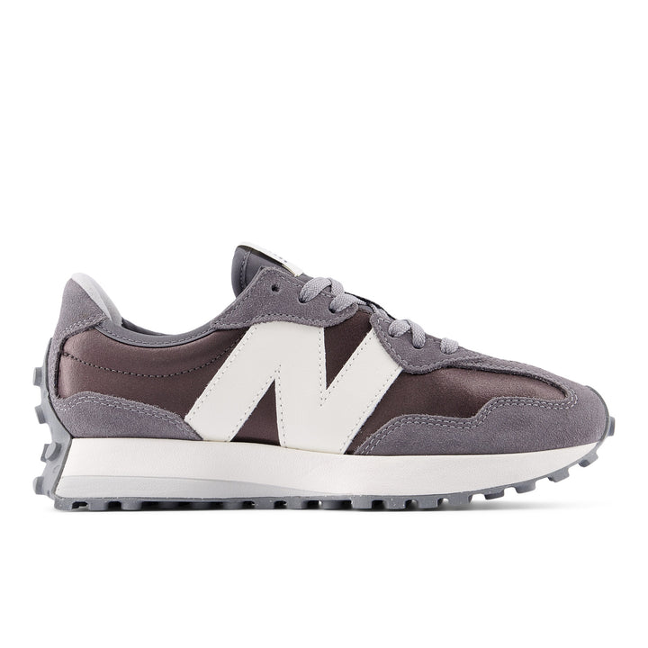 new balance 327 women's | black metallic/castlerock