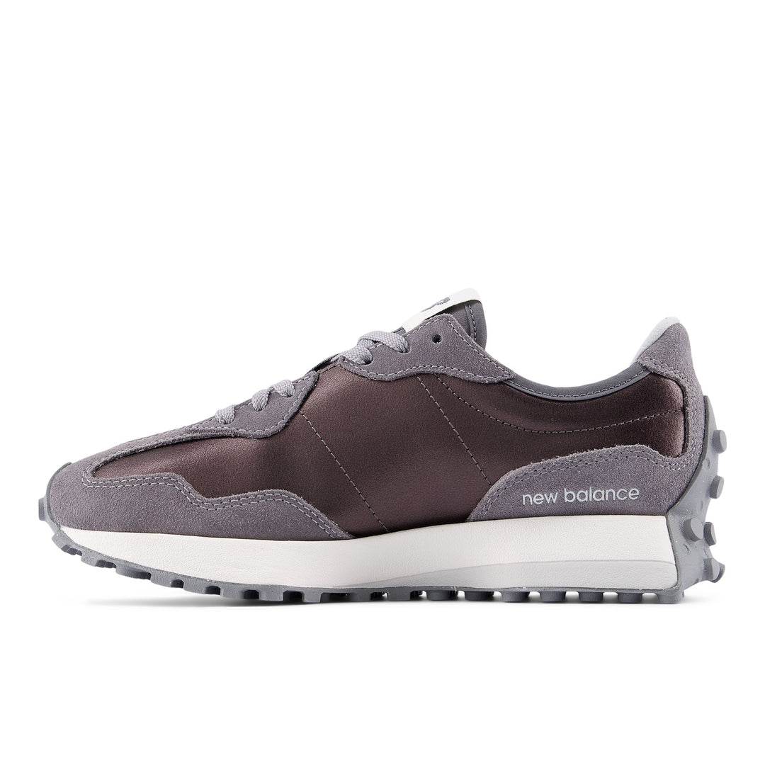 new balance 327 women's | black metallic/castlerock