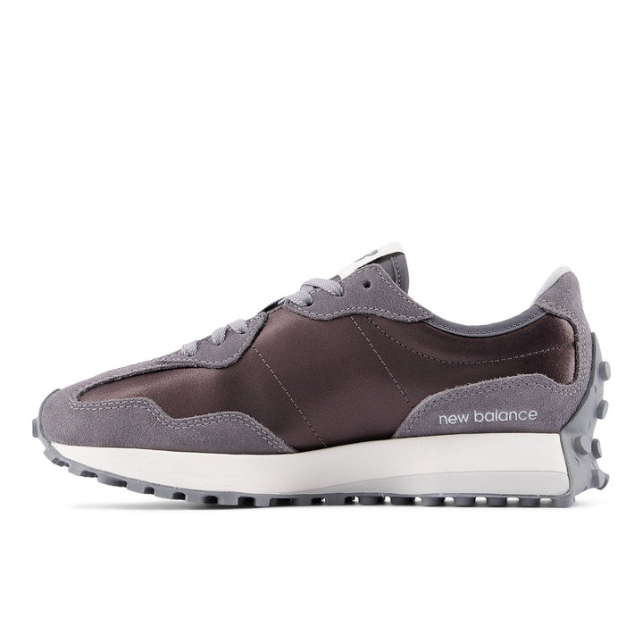 new balance 327 women's | black metallic/castlerock
