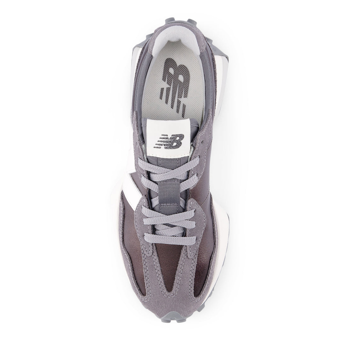 new balance 327 women's | black metallic/castlerock