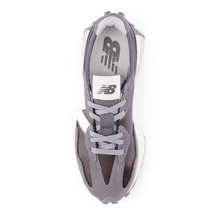 new balance 327 women's | black metallic/castlerock
