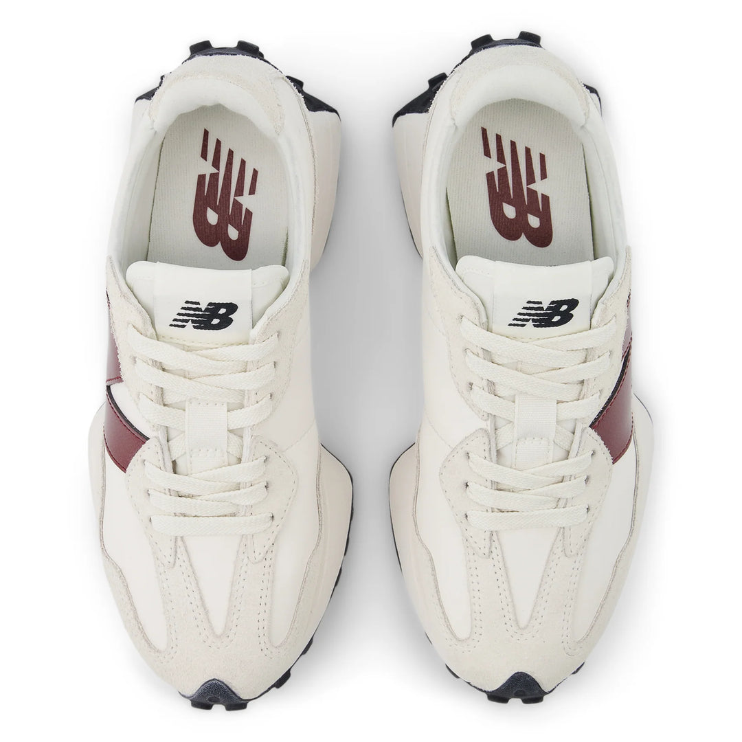new balance 327 women's | sea salt/monarch burgundy