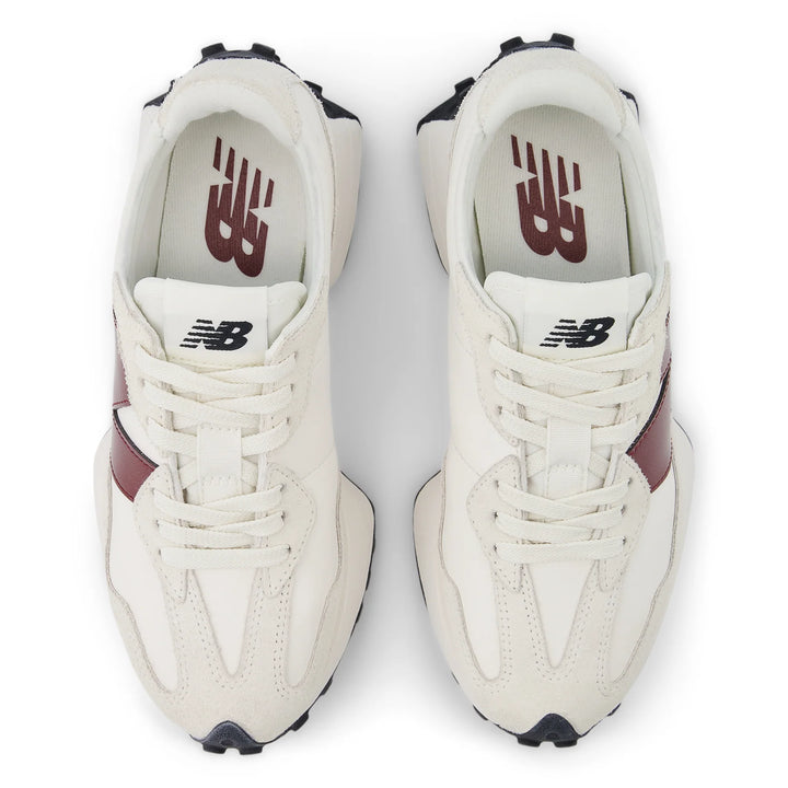new balance 327 women's | sea salt/monarch burgundy