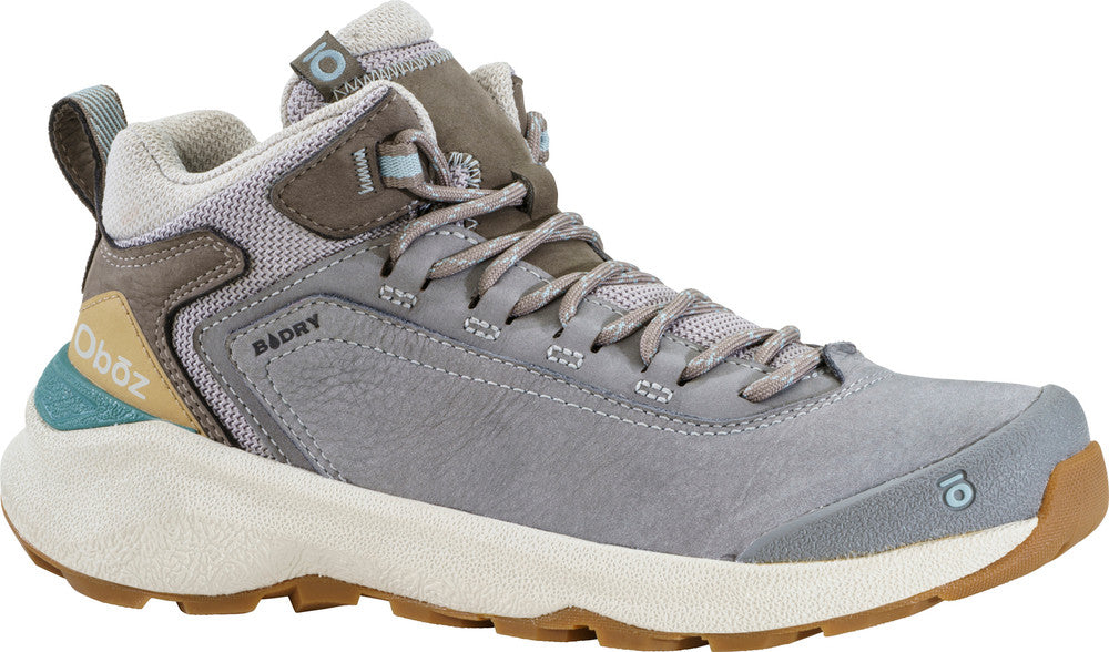 oboz cottonwood mid waterproof women's | drizzle