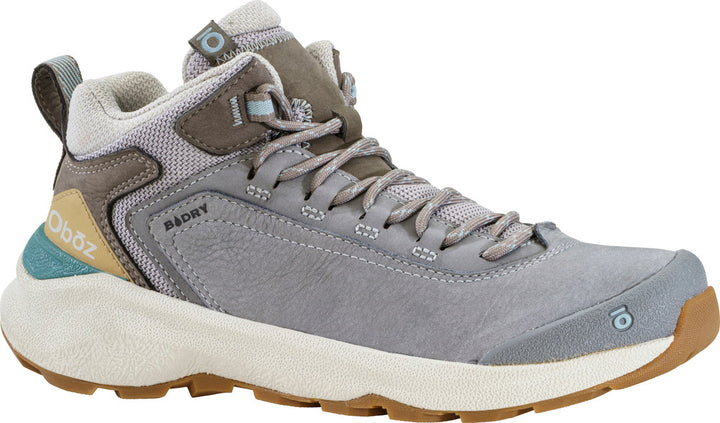 oboz cottonwood mid waterproof women's | drizzle