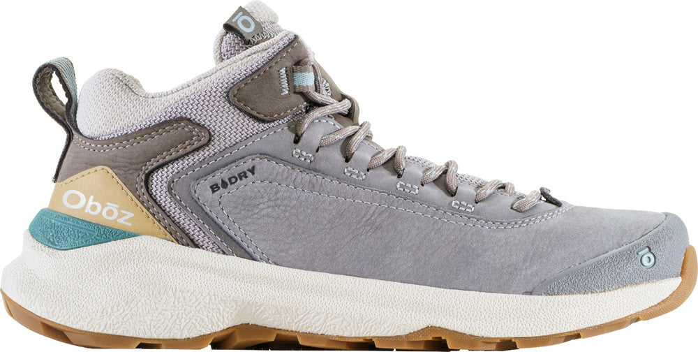 oboz cottonwood mid waterproof women's | drizzle