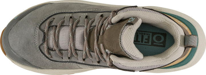 oboz cottonwood mid waterproof women's | drizzle