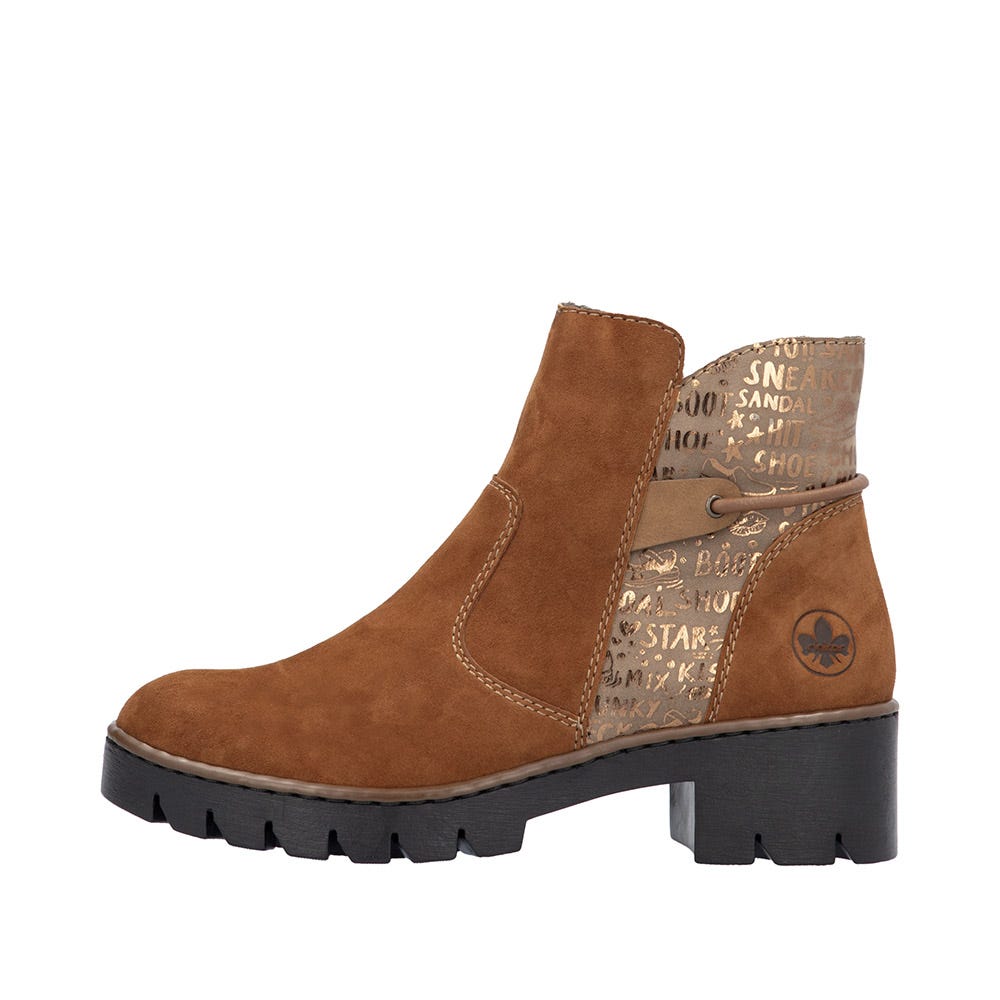 rieker prisca women's | noccia/fango-bronze/mandel