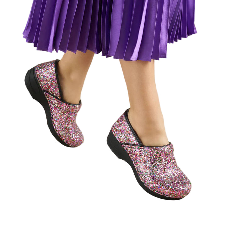 dansko wide xp 2.0 women's | party glitter