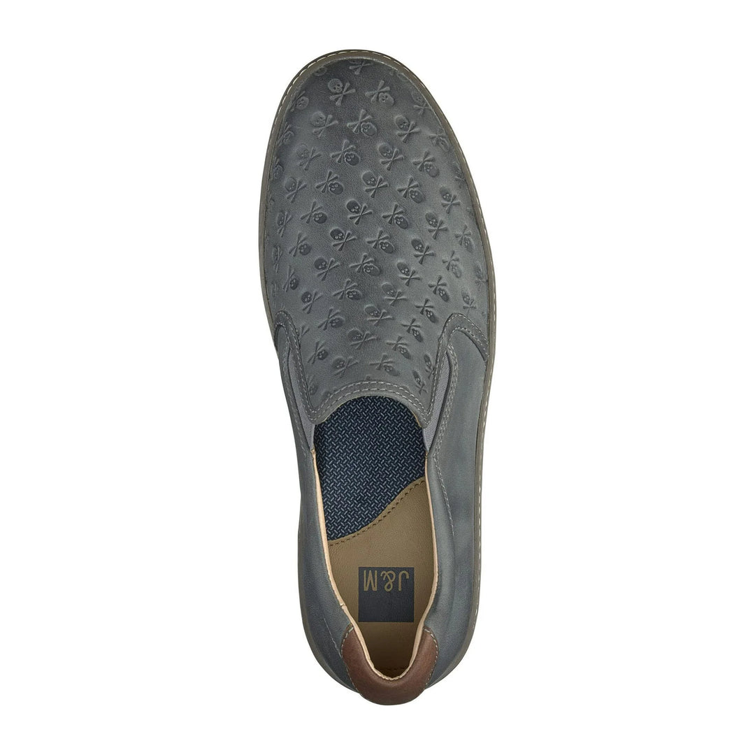 johnston murphy mcguffey men's | gray oiled full grain