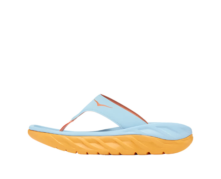 hoka ora recovery flip women's | summer song / amber yellow