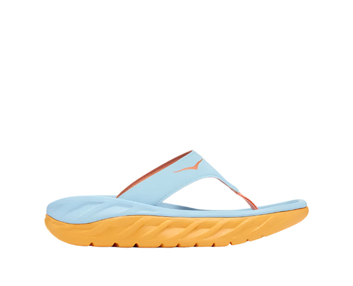 hoka ora recovery flip women's | summer song / amber yellow