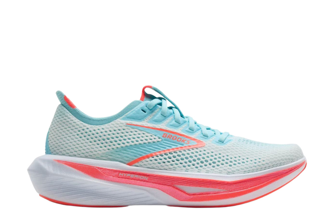 brooks hyperion 3 women's | white/pink clay/atomizer