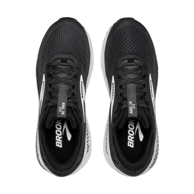 brooks ariel gts 24 women's | ebony/black/white