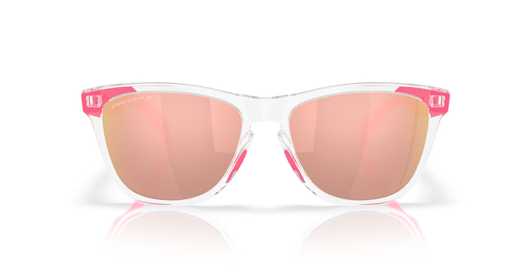 oakley frogskins neon pop collection sunglasses | clear