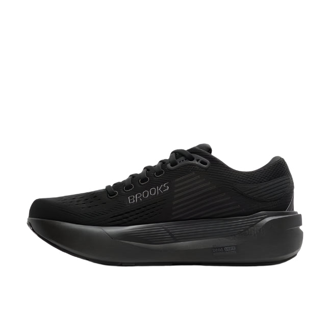 brooks ghost max 3 men's | black/black/ebony