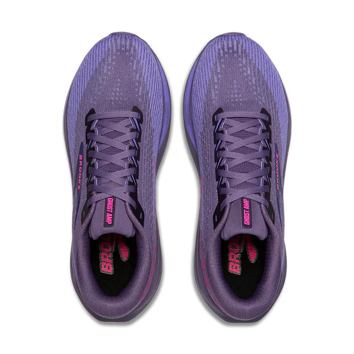 brooks ghost amp women's | purple purple fuchsia