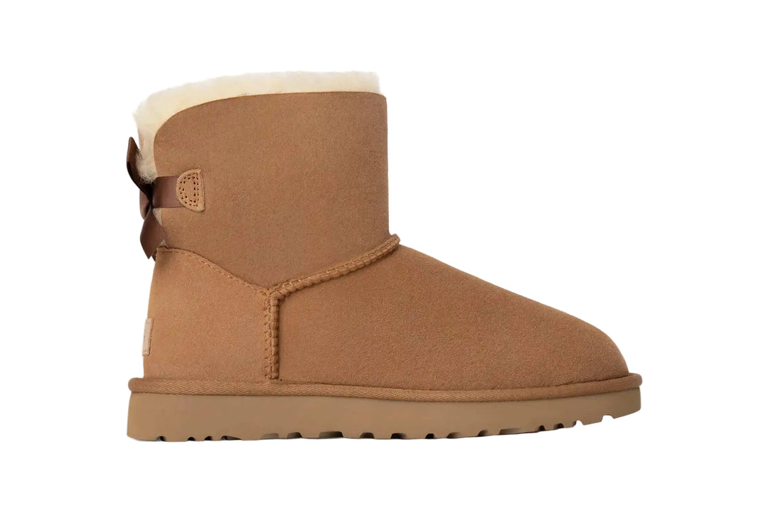 ugg mini bailey bow ii women's | chesnut