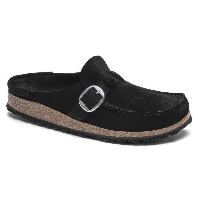 birkenstock buckley women's | black suede
