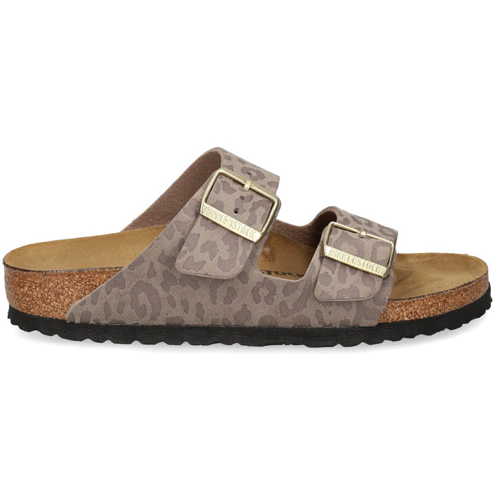 birkenstock arizona women's | leo gray taupe