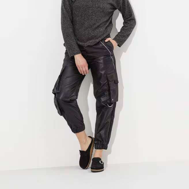 birkenstock buckley women's | black suede