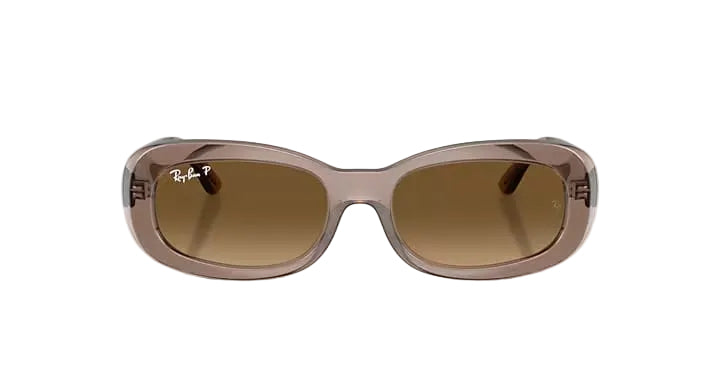 ray-ban rb2221 sunglasses | transparent beige