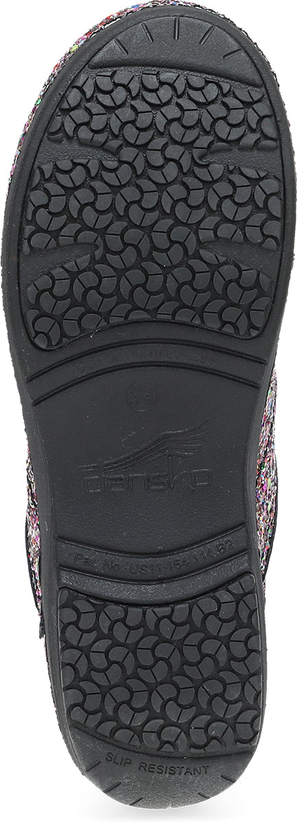 dansko wide xp 2.0 women's | party glitter