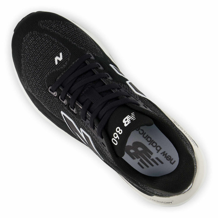 new balance fresh foam x 860v15 women's | black nb 103 white