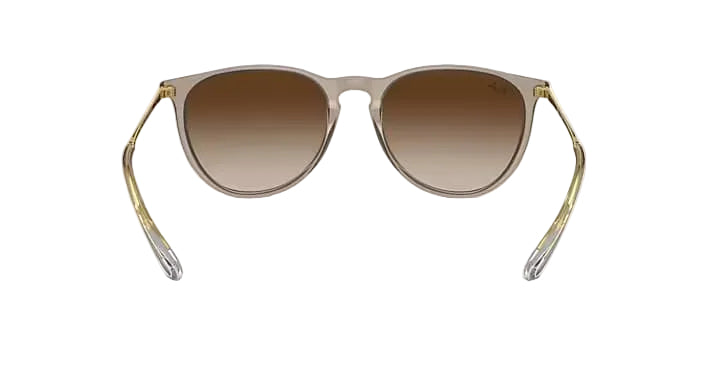 ray-ban erika classic sunglasses | transparent light brown