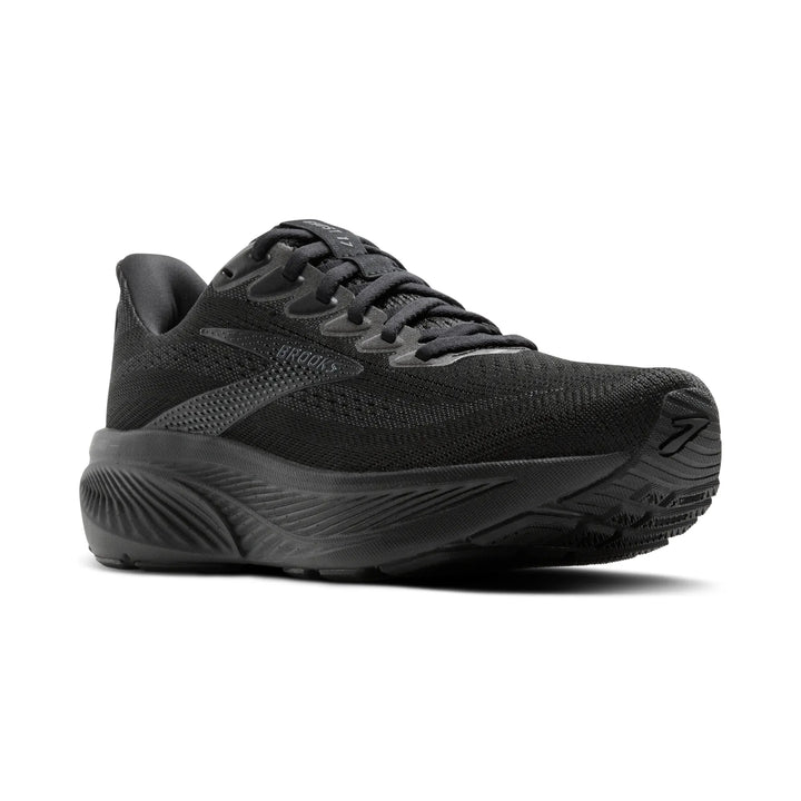 brooks ghost 17 men's | black/black/ebony