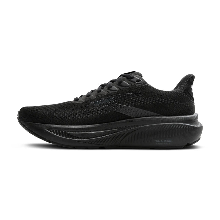 brooks ghost 17 men's | black/black/ebony