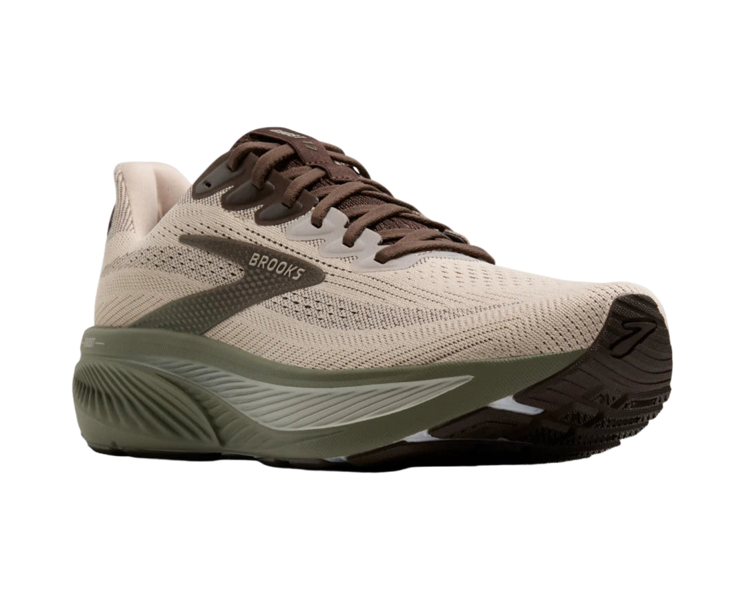 brooks ghost 17 men's | chateau gray/brown/olive