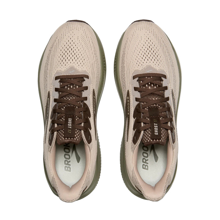 brooks ghost 17 men's | chateau gray/brown/olive