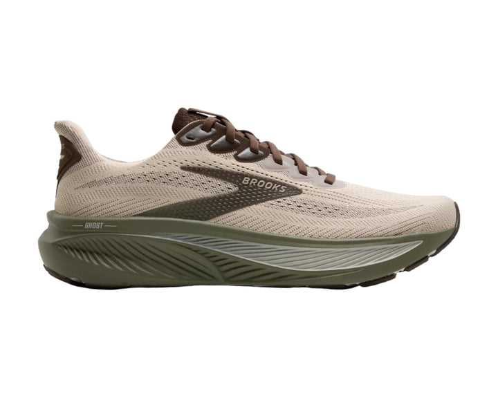 brooks ghost 17 men's | chateau gray/brown/olive