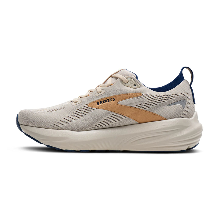 brooks glycerin 22 men's | moonbeam/blue/taffy