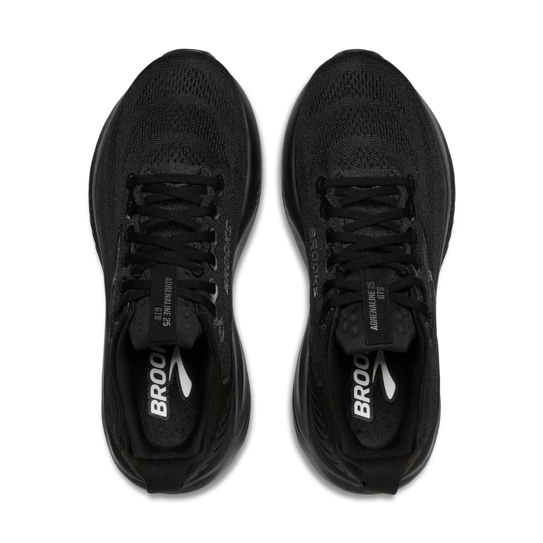 brooks adrenaline gts 25 men's | black black ebony