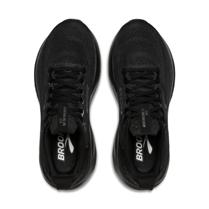 brooks adrenaline gts 25 men's | black black ebony