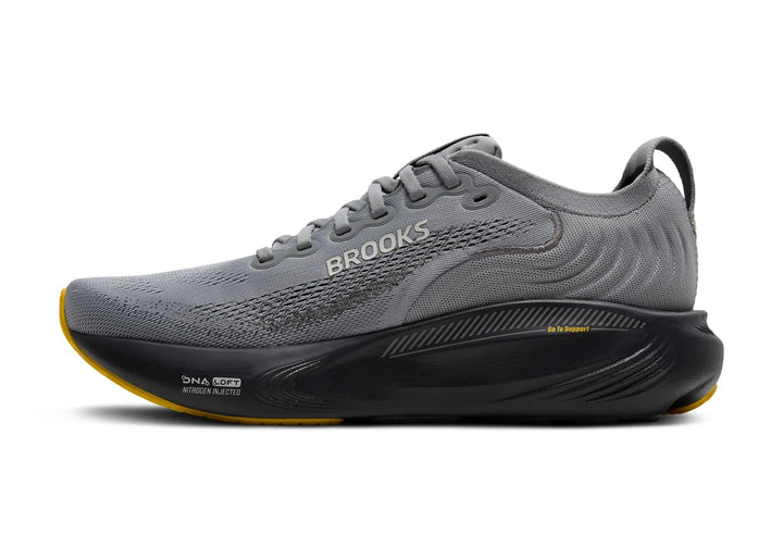 brooks adrenaline gts 25 extra wide men's | primer grey ebony jasmin