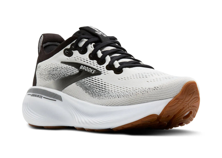 brooks adrenaline gts 25 men's | white black white