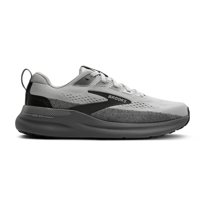 brooks beast gts 26 extra wide men's | gray gray blackened pearl