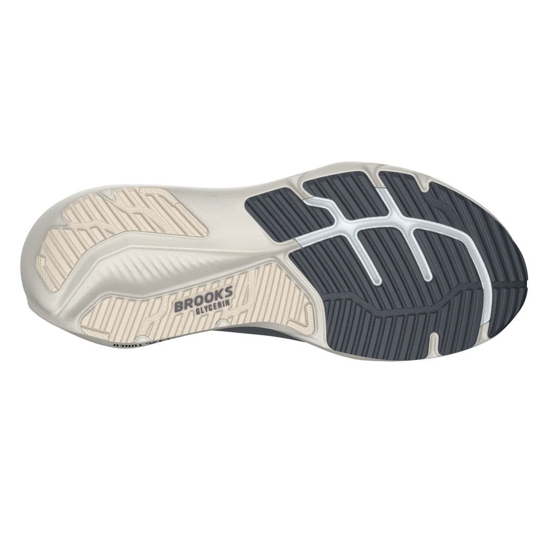 brooks glycerin 23 men's | turbulence ebony clear