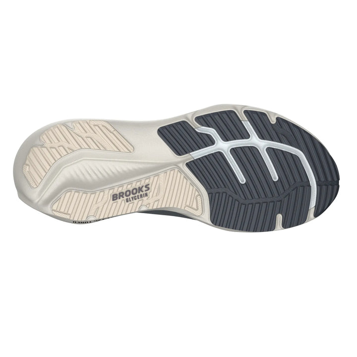 brooks glycerin 23 men's | turbulence ebony clear