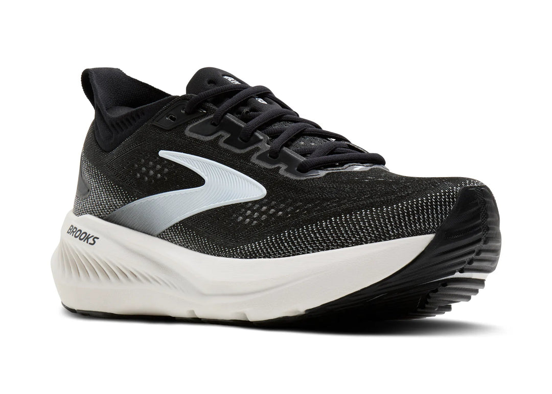 brooks glycerin 23 men's | black grey white