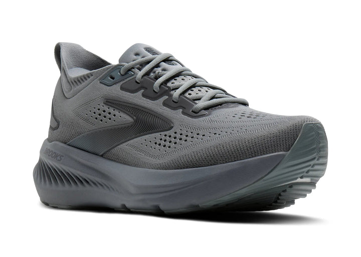 brooks glycerin 23 men's | grey blackened pearl black