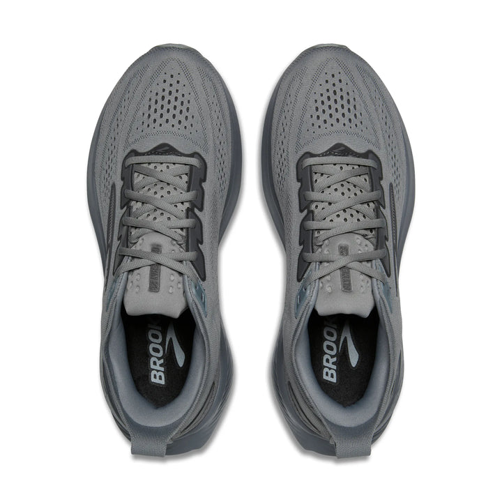 brooks glycerin 23 wide men's | grey|blackened pearl|black