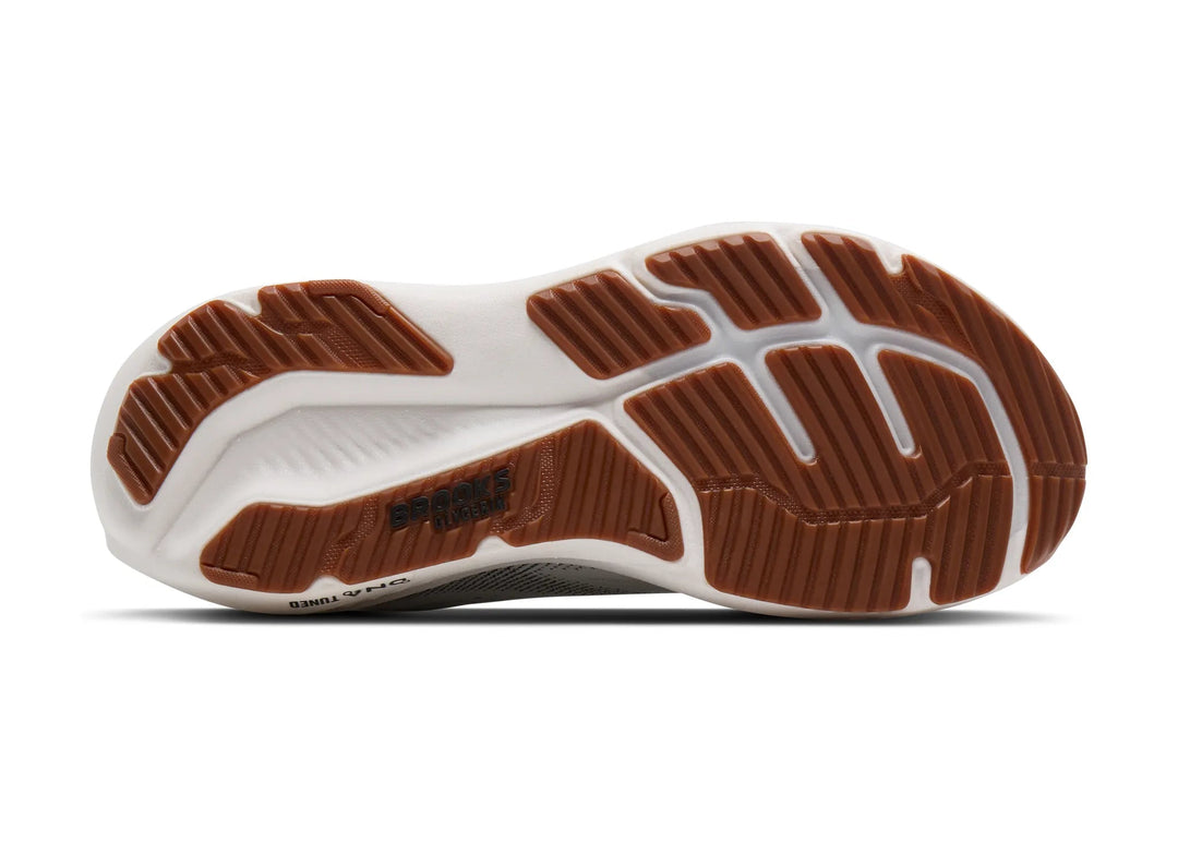 brooks glycerin 23 men's | white black gum