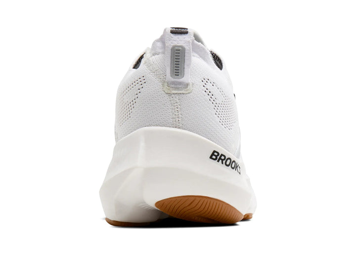 brooks glycerin flex men's | white black gum