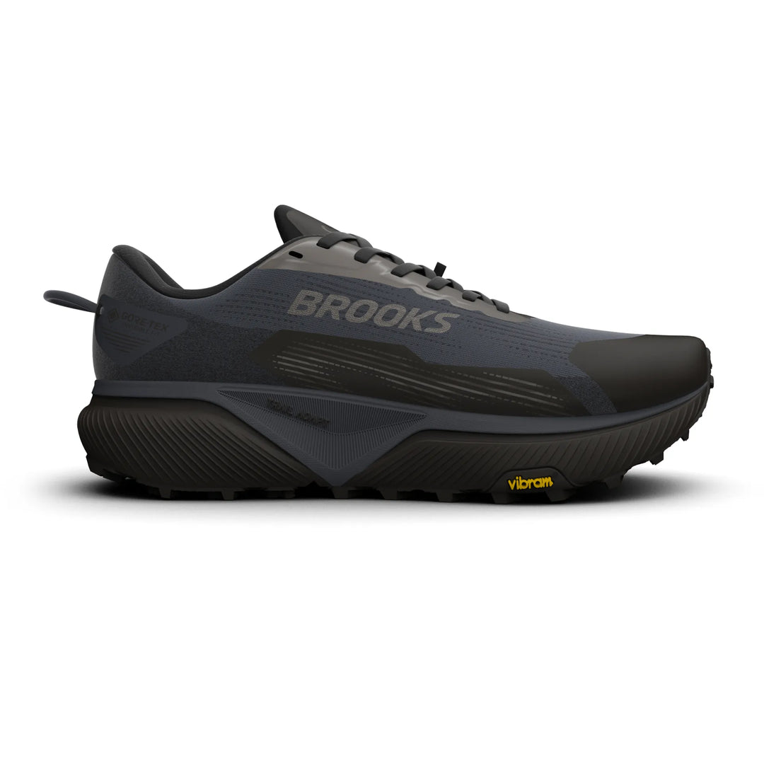 brooks cascadia 20 gtx men's | black ebony nocturnal