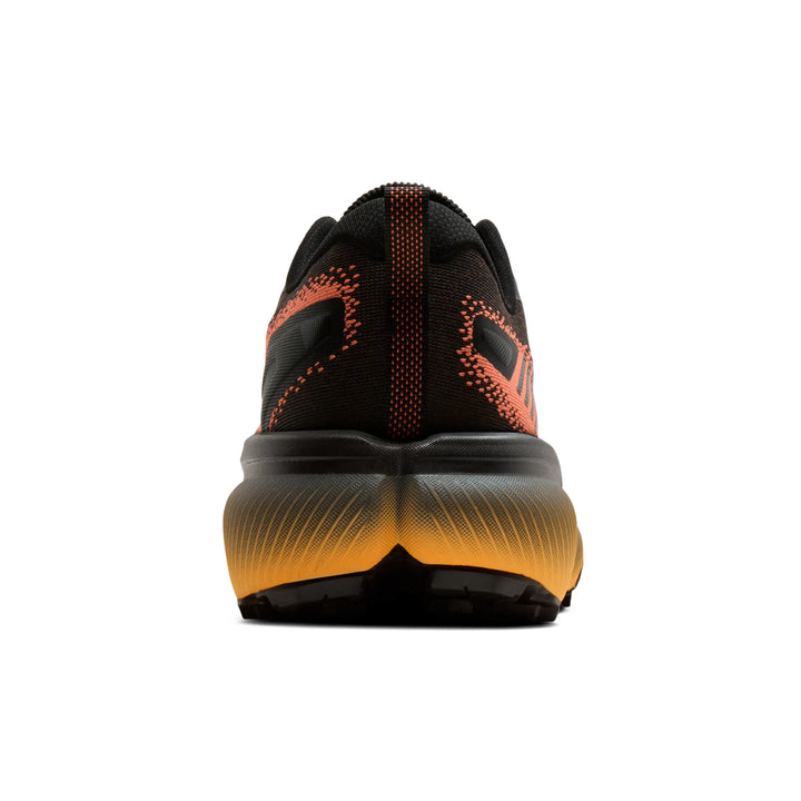 brooks cascadia 20 men's | black tigerlily orange